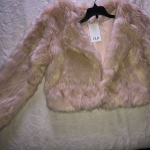 Faux Fur Creme Jacket